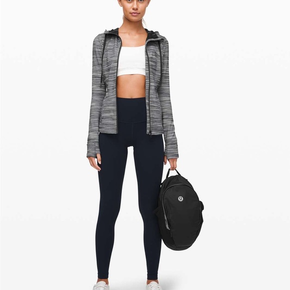 lululemon athletica Jackets & Blazers - lululemon Define Gray Striped Zip Hoodie Jacket & Free Tote